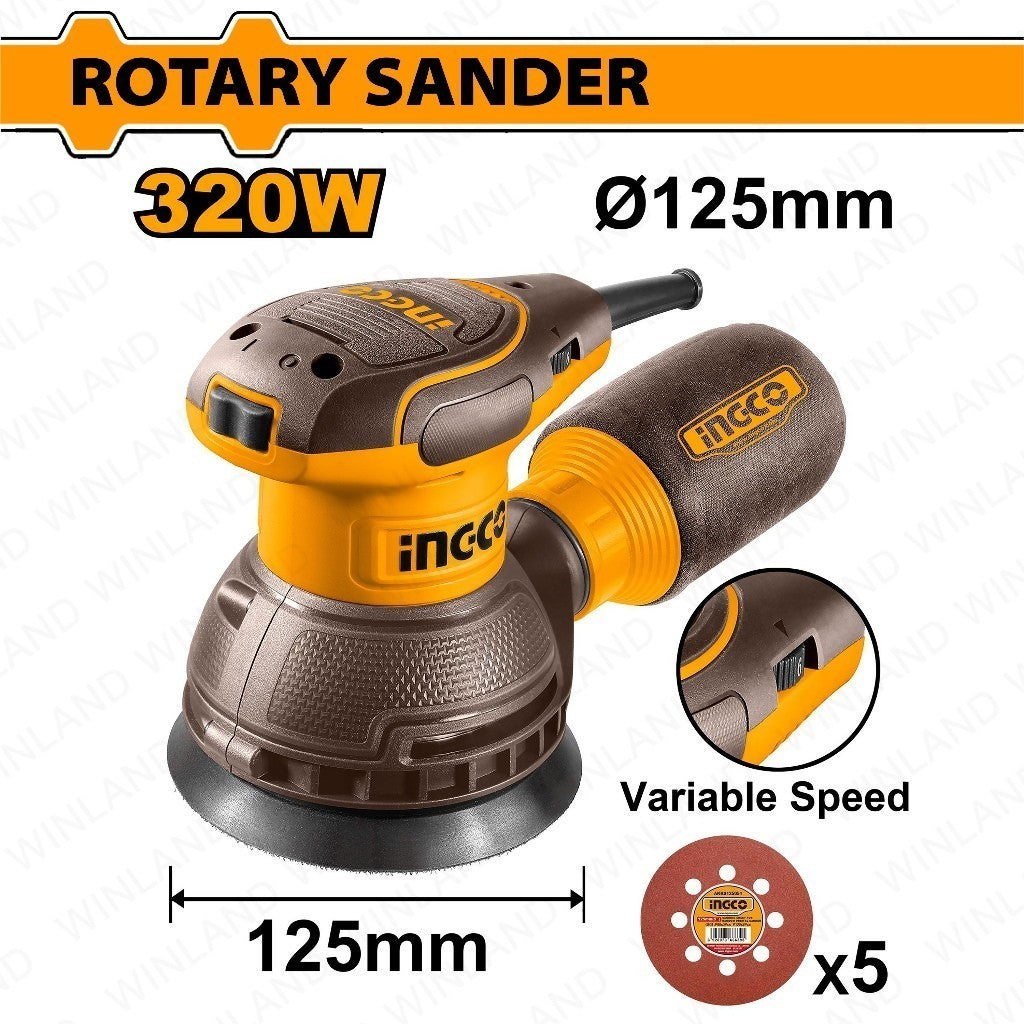 INGCO ROTARY SANDER  320 W