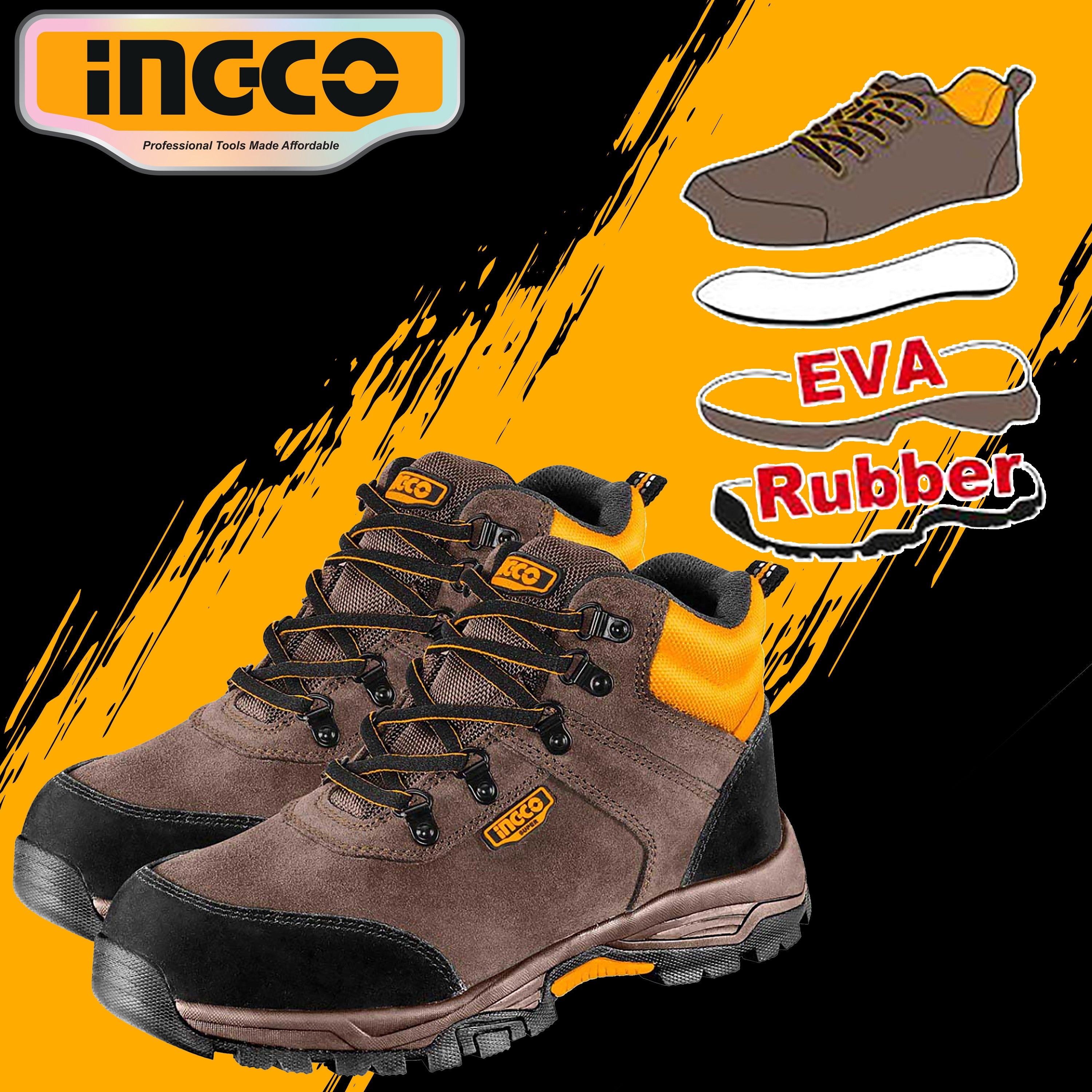 INGCO SAFETY BOOTS SSH11SB.39