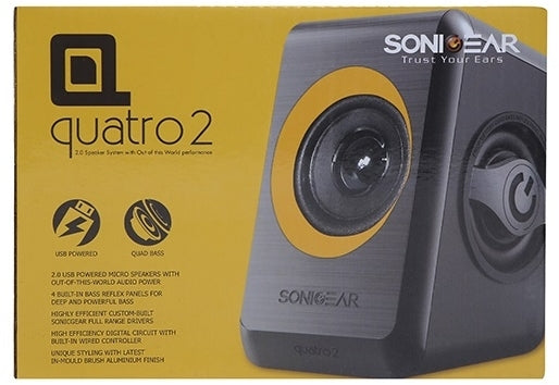 SonicGear Quatro 2 Super Loud USB Stereo Speaker B