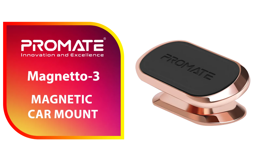 Promate 360° Anti-Slip Magnetic Mount (MAGNETTO-3.ROSEGOLD) PRO-CH-MAGNETTO-3.ROSEGOLD