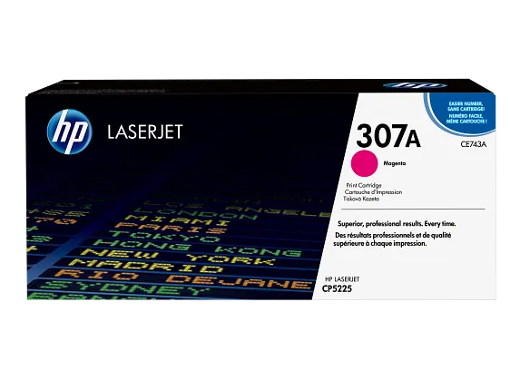 HP 307A Magenta Original LaserJet Toner Cartridge CE743A
