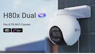EZVIZ Pan & Tilt Wi-Fi Camera 4K Dual Lens 8MP