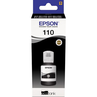 EPSON 110 ECOTANK PIGMENT BLACK INK BOTTLE