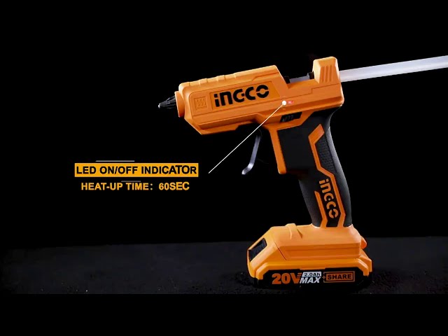 INGCO GLUE GUN CORDLESS  20 V