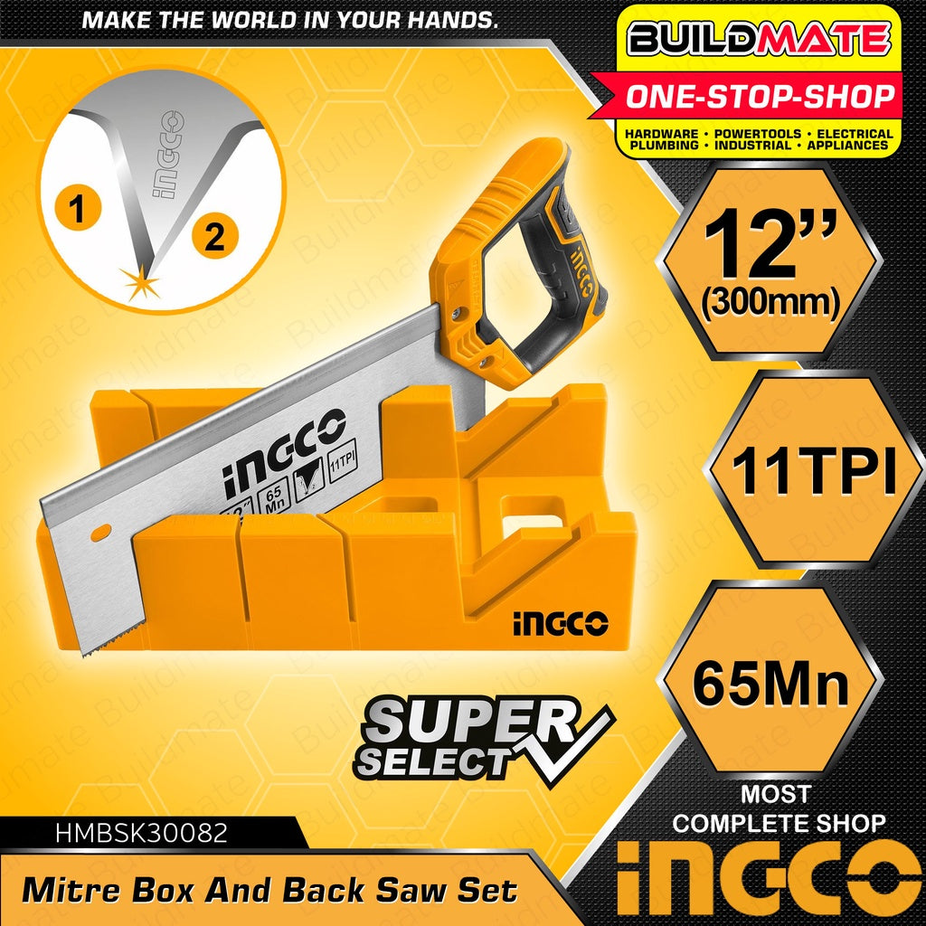 INGCO MITRE BOX AND BACK SAW SET