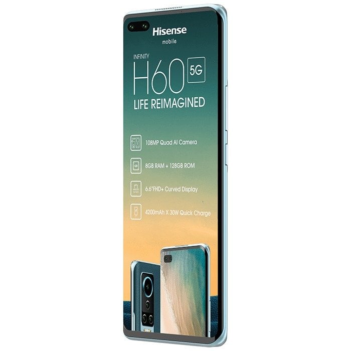 HISENSE MOBILE PHONES 8GB+12GB ANDROID 11 OCTA CORE 6.6 inch H60-5G