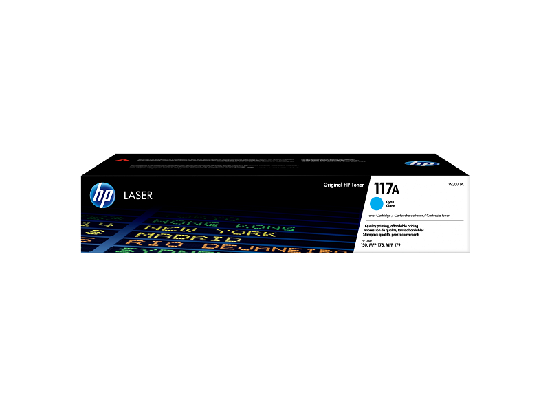 HP 117A Cyan Original Laser Toner Cartridge