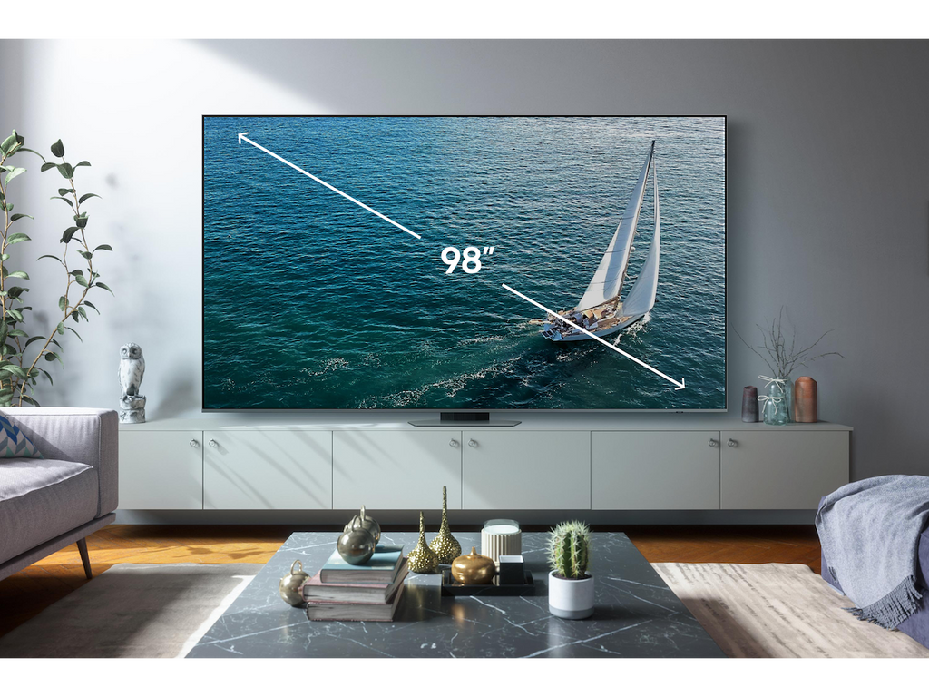 SAMSUNG TELEVISION 98" QLED 4K SMART TQ98Q80CATXXC