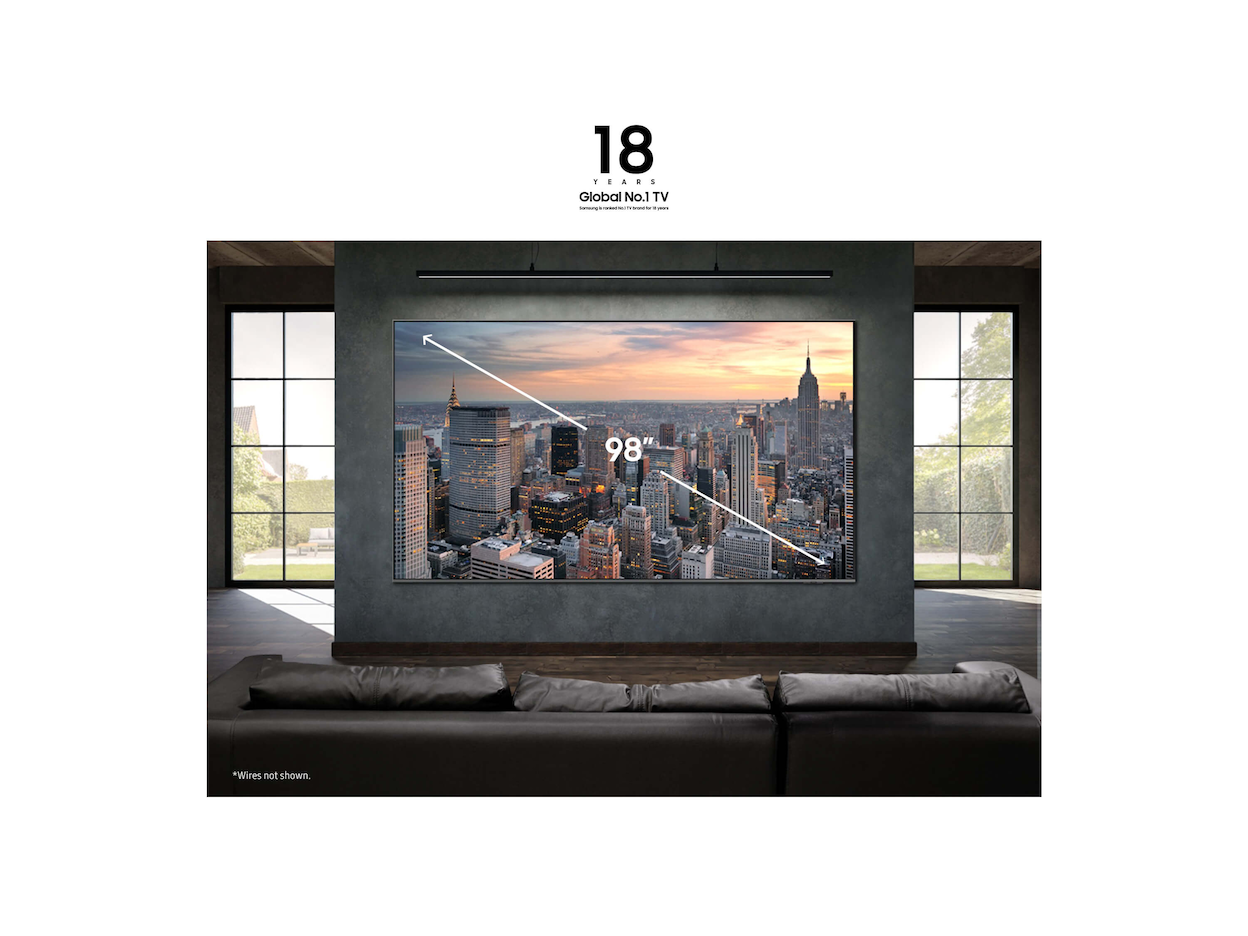 SAMSUNG TELEVISION 98" QLED 4K SMART TQ98Q80CATXXC