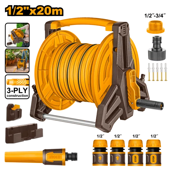 INGCO HOSE REEL SET