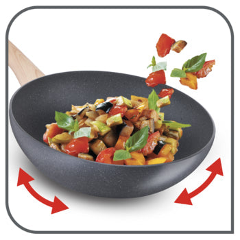 TEFAL DEEP FRYING  WOK PAN 28CM NATURAL FORCE G2661902 G2661902