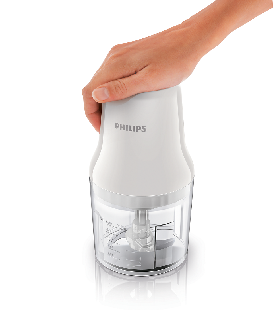 PHILIPS CHOPPER, 450W, 0.7L BOWL, S STEEL BLADES