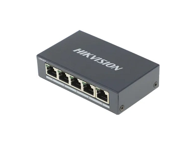 Hikvision 5 Port Gigabyte RJ45 Steel Case DS-3E0505-0 DS-3E0505-0
