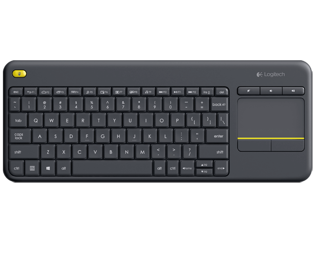Logitech K400 Plus US INT'L Wireless Touch Keyboard - Dark