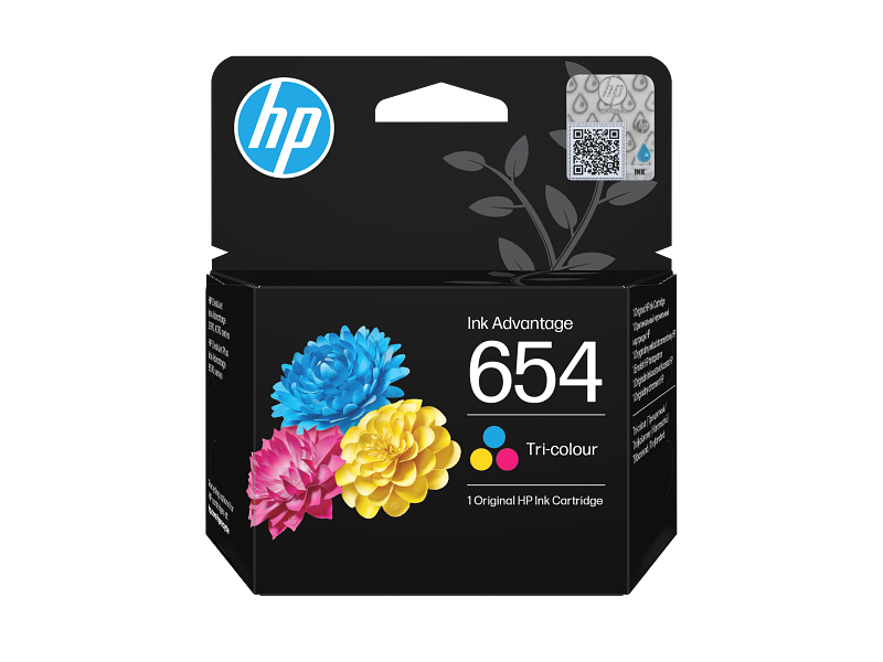 HP 654 Tri-color Original Ink Advantage Cartridge 7FP38UE