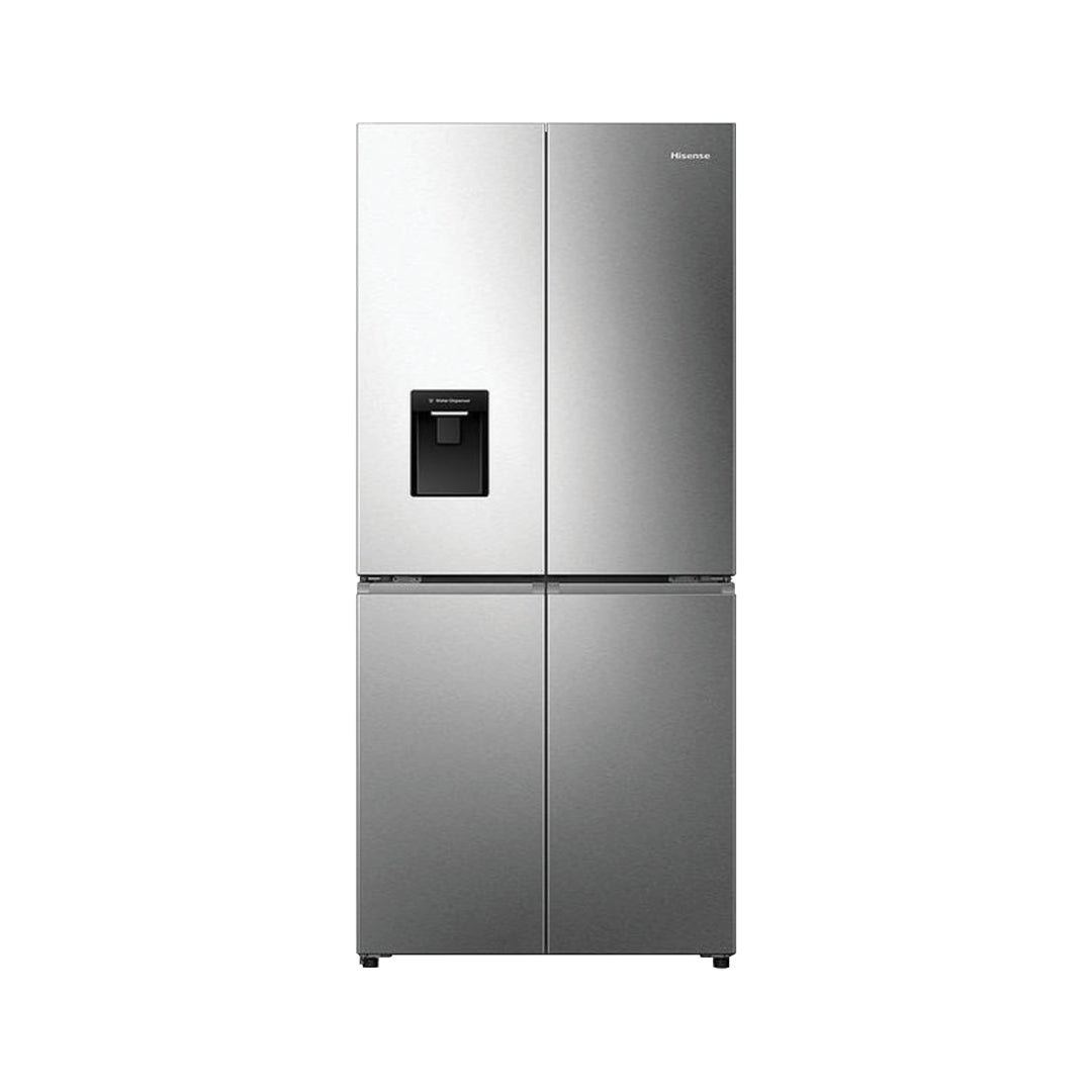 HISENSE REFRIGERATOR SIDE BY SIDE NO FROST ENERGY CLASS E 484 L  INOX