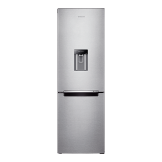 SAMSUNG REFRIGERATOR BOTTOM MOUNT 321L METAL GRAPHITE CLASS F WITH WATER DISPENSER